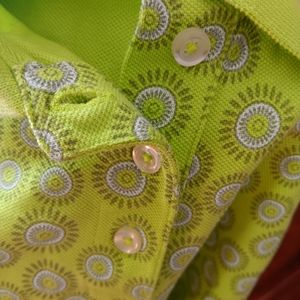 NWT! Lands' End Cotton Polo Daisies woman's size S (6-8)